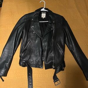 Zara leather jacket